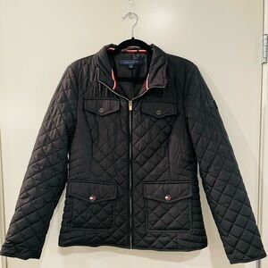 Tommy Hilfiger Women's Black Quilted Jacket
